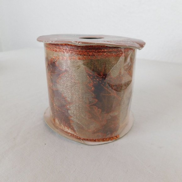 Lot Of 13+ Halloween Ribbon Various Lengths Widths Amounts Some Wired New Pieces - Picture 6 of 12